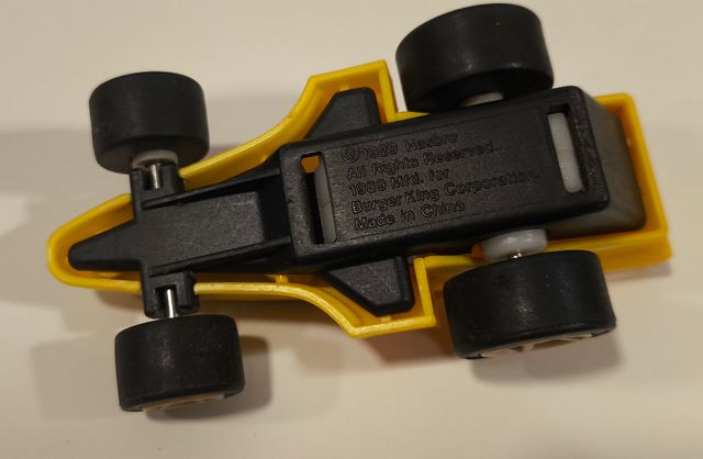 COCHE BURGUER KING , RECORD BREAKERS 1989 , HASBRO