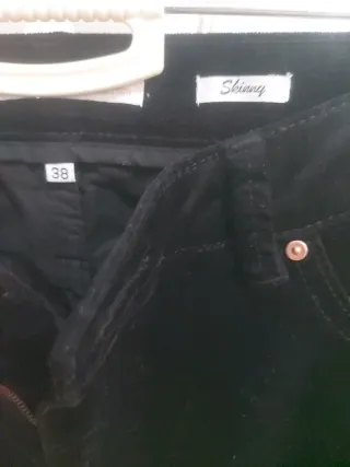 Pantalón Skinny Negro Talla 38