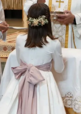 Vestido de Primera Comunión Regalo cancán