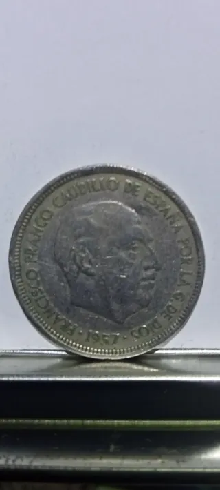 Moneda Franco Caudillo de España 1957