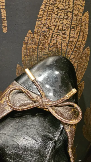 Bailarinas Louis Vuitton Marrón y Negro