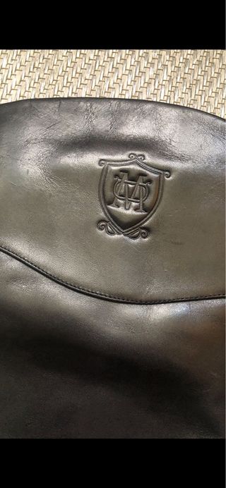 Botas de piel negras altas