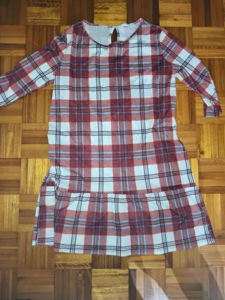 Vestido Lefties cuadros talla S