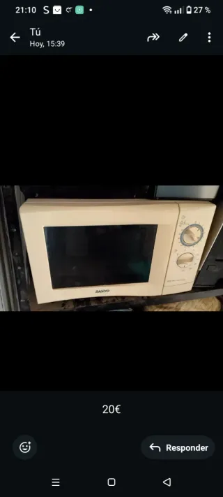 Microondas Sanyo Beige