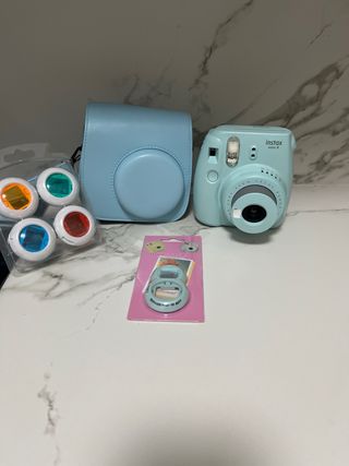Instax Mini 9 Cámara Azul + Accesorios