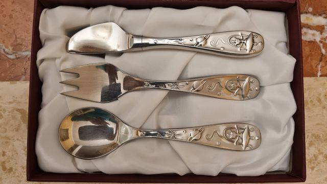 Cubiertos infantiles acero inoxidable