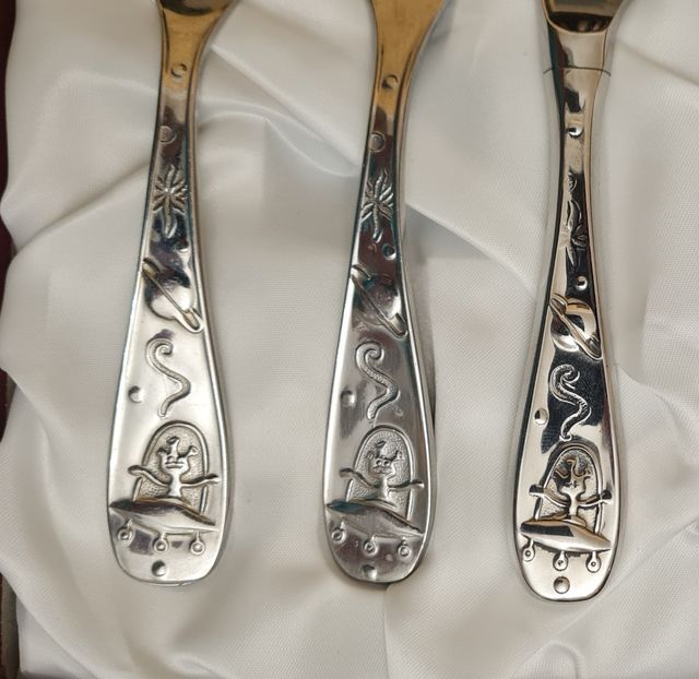 Cubiertos infantiles acero inoxidable