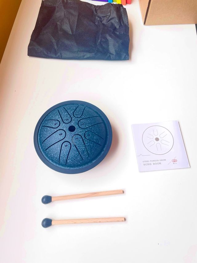 Tambor de Lengua de Acero/ handpan Azul