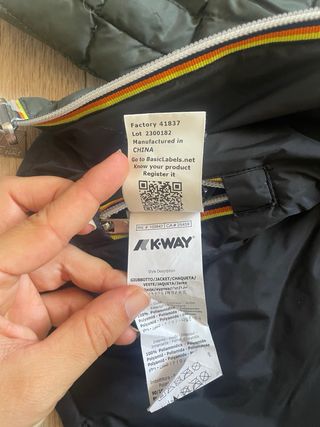 Giacca K-way neonato duplex