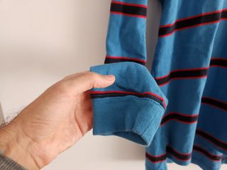 Polo Tommy Hilfiger manga larga rayas S