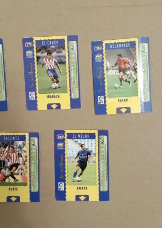 Cromos retro de fútbol