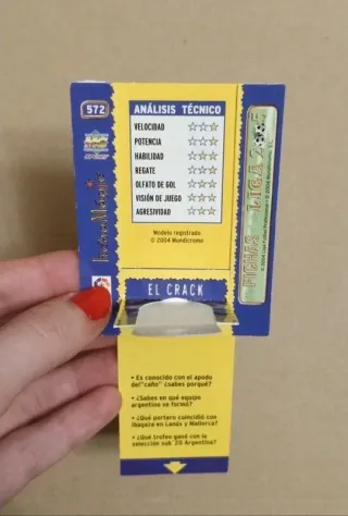 Cromos retro de fútbol