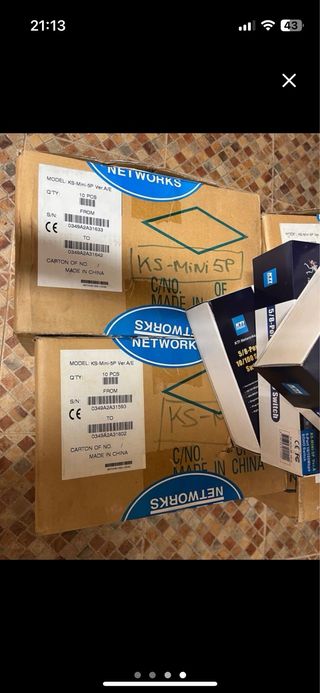 Switch KTI 5 Puertos 10/100 Sin Estrenar