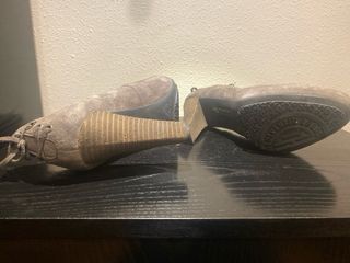 Zapatos Tommy Hilfiger Ante Gris Talla 38