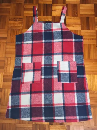 Pichi Shein Cuadros Rojo Talla XL