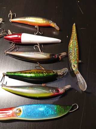 Lote señuelos pesca Rapala