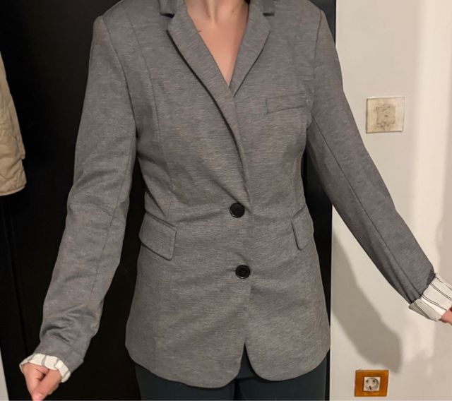 Americana gris mujer