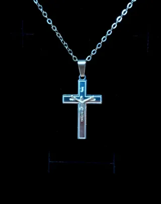 Colgante Cruz Jesucristo Acero