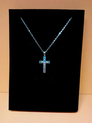 Colgante Cruz Jesucristo Acero