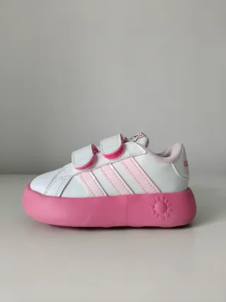 Adidas Grand Court 2.0 Marie Bambina Bianco Rosa