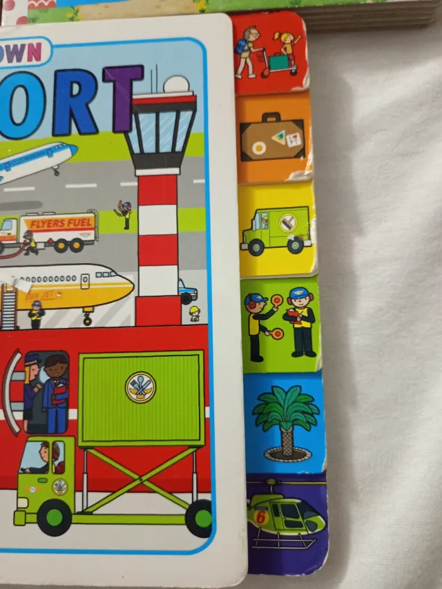 Lote de libros infantiles de pestañas en inglés