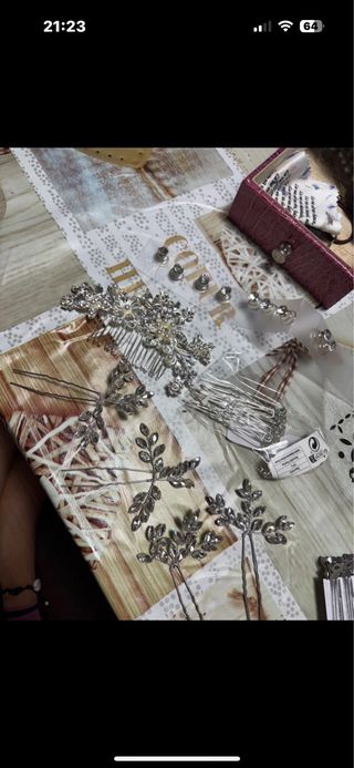 Accessori capelli sposa forcine e pettine