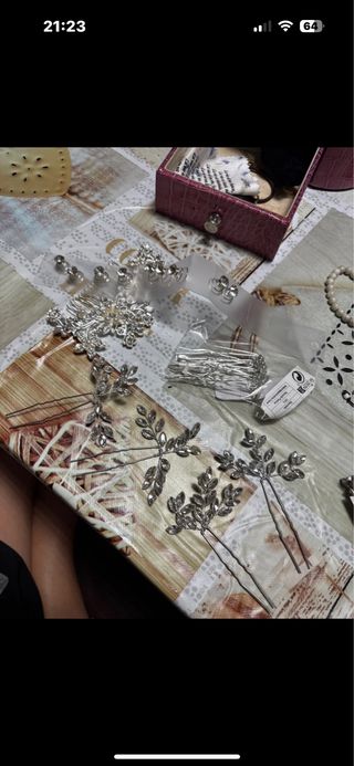 Accessori capelli sposa forcine e pettine