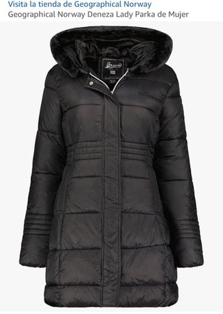 Parka Geographical Norway Deneza Mujer Negra