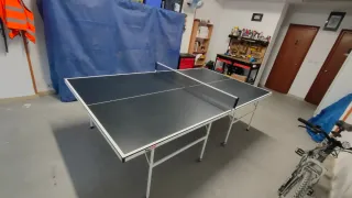 Mesa Ping Pong Plegable con Ruedas