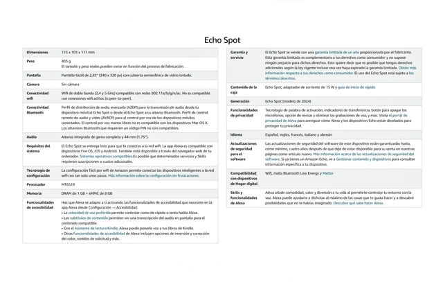 ECHO SPOT 2024 NUEVO