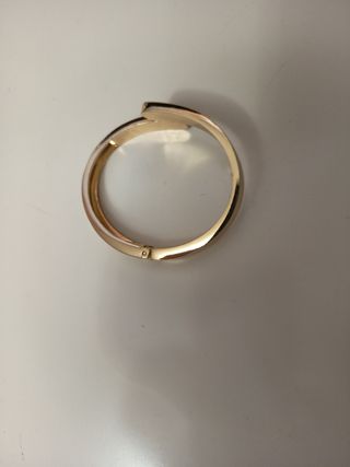 Pulsera rígida dorada Parfois