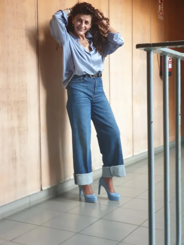 Zapatos Guess tacón alto azules