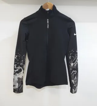 Sudadera Nike Pro Mujer Negra Talla S