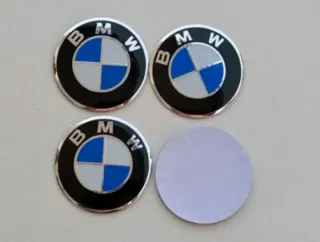 BMW 56mm Emblemas de Tapabujes Centro de Llantas