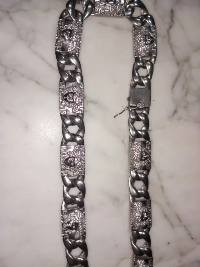 Cadena Versace Plata