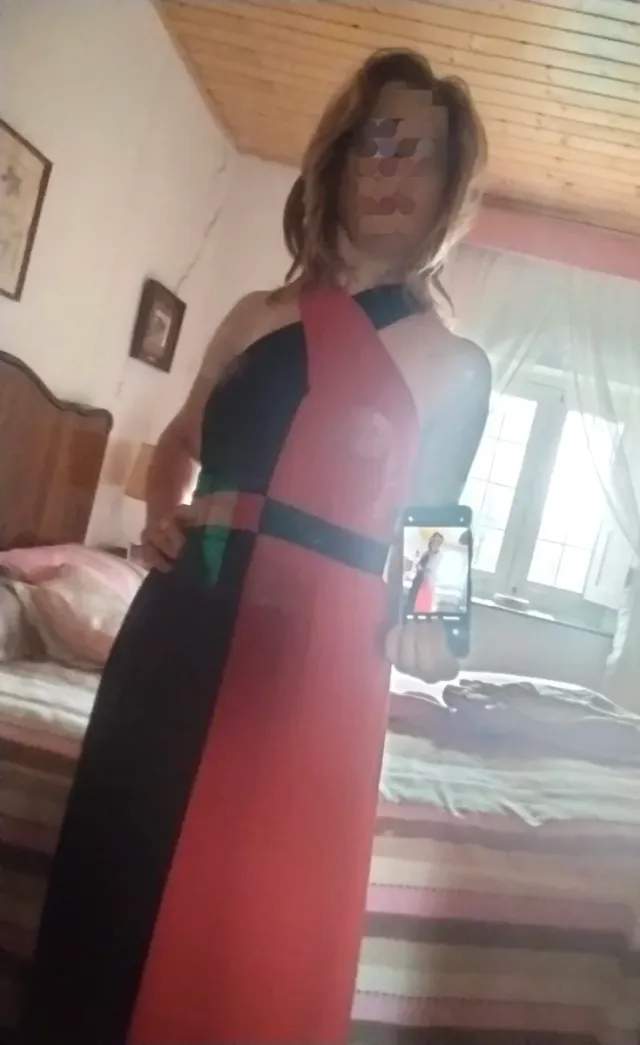 Vestido Inés Domecq Negro y Ro