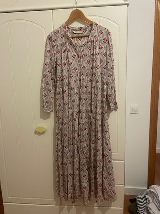 Vestido largo Zara estampado floral