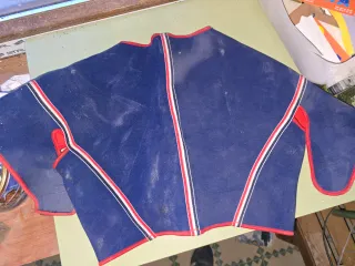 Chaleco neopreno Vulkan azul y rojo