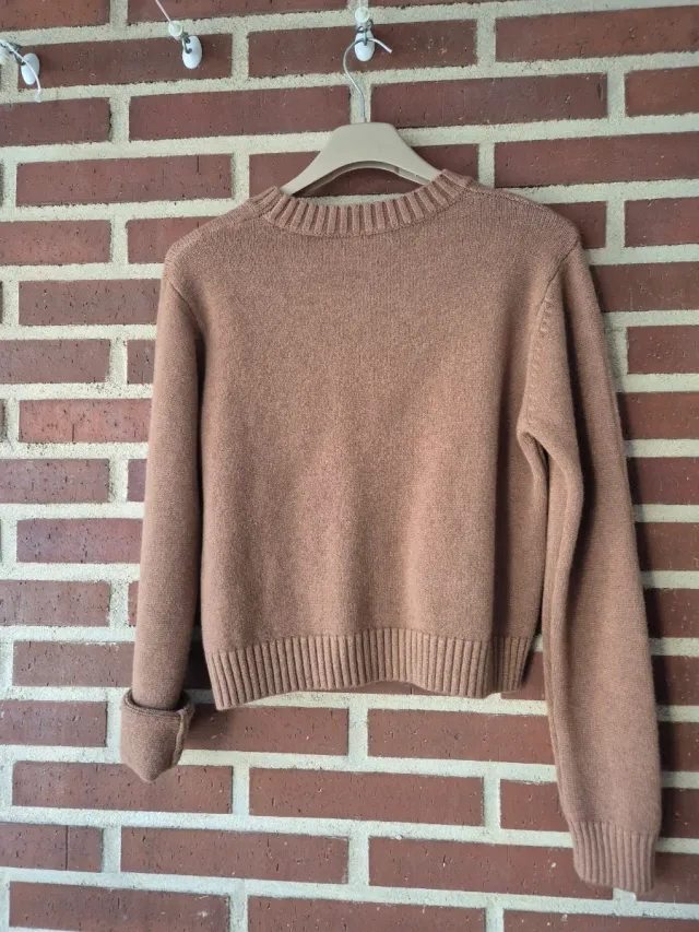 Jersey trenzado marrón