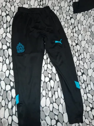 Chándal Puma Fútbol Negro y Turquesa