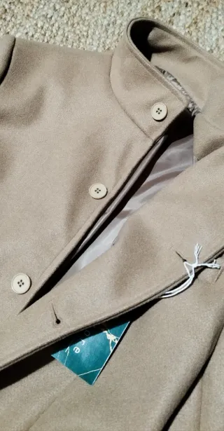 Cappotto invernale cammello