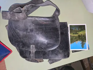 Macuto de cuero antiguo