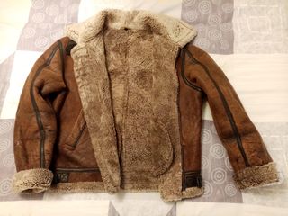 Cazadora piloto borreguito Talla XL Marrón