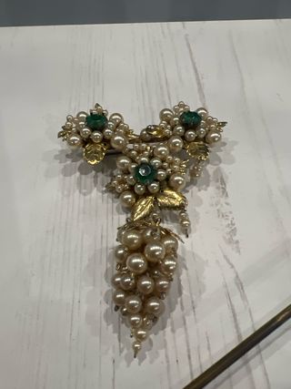 Conjunto Antiguo Fallera Valenciana Oro y Verde