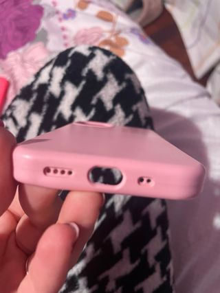 Funda Silicona iPhone 12 Mini Rosa