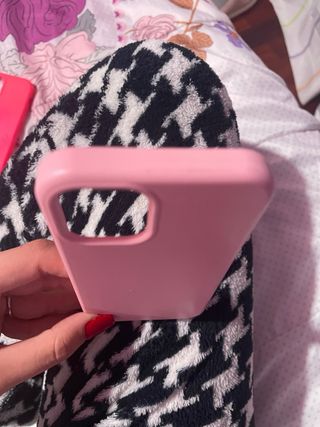 Funda Silicona iPhone 12 Mini Rosa