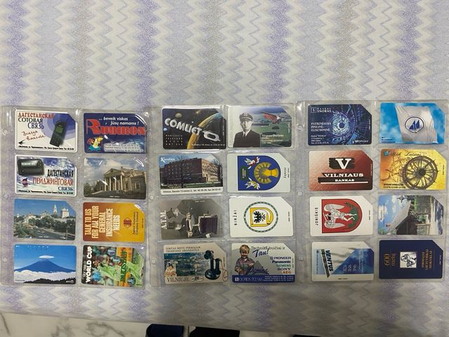 Carte telefoniche rare da tutto il mondo