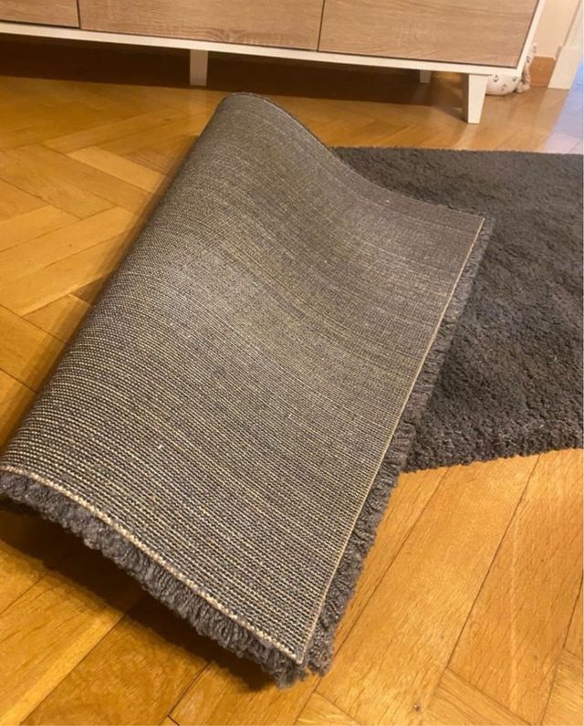 Alfombra Ikea gris