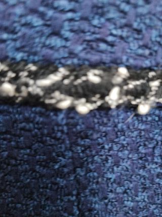 Chaqueta Zara azul tweed