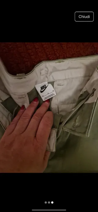 Pantaloni Nike Uomo Verde Oliva